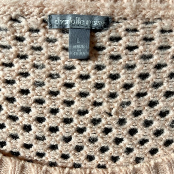 Charlotte Russe Blush Knit Sweater - Picture 2 of 5